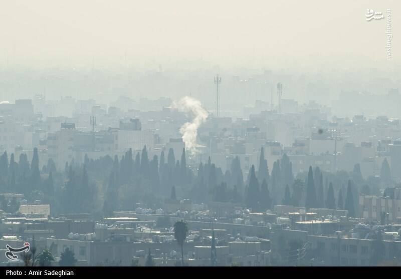 عکس/ آلودگی هوای شیراز