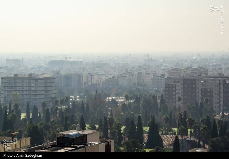 عکس/ آلودگی هوای شیراز