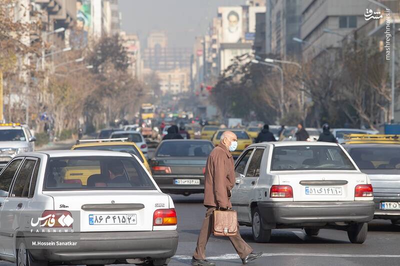 عکس/ هوای آلوده پایتخت