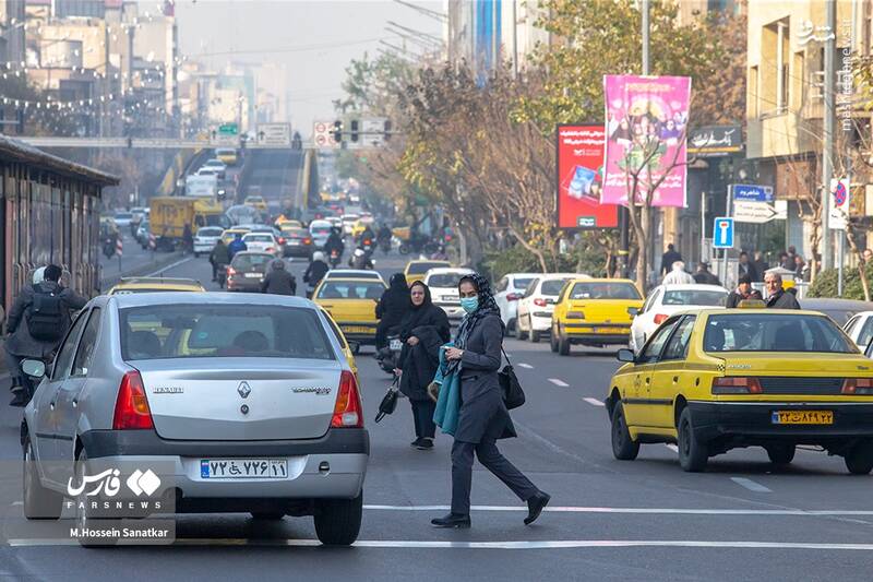 عکس/ هوای آلوده پایتخت