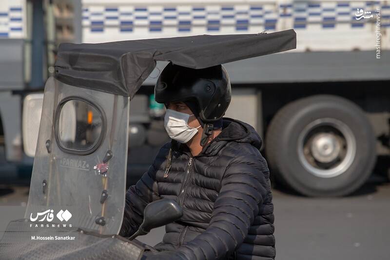 عکس/ هوای آلوده پایتخت