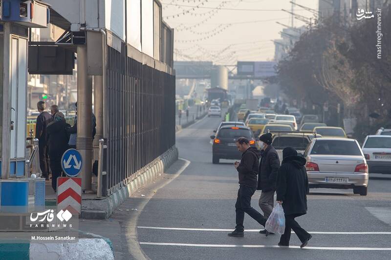 عکس/ هوای آلوده پایتخت