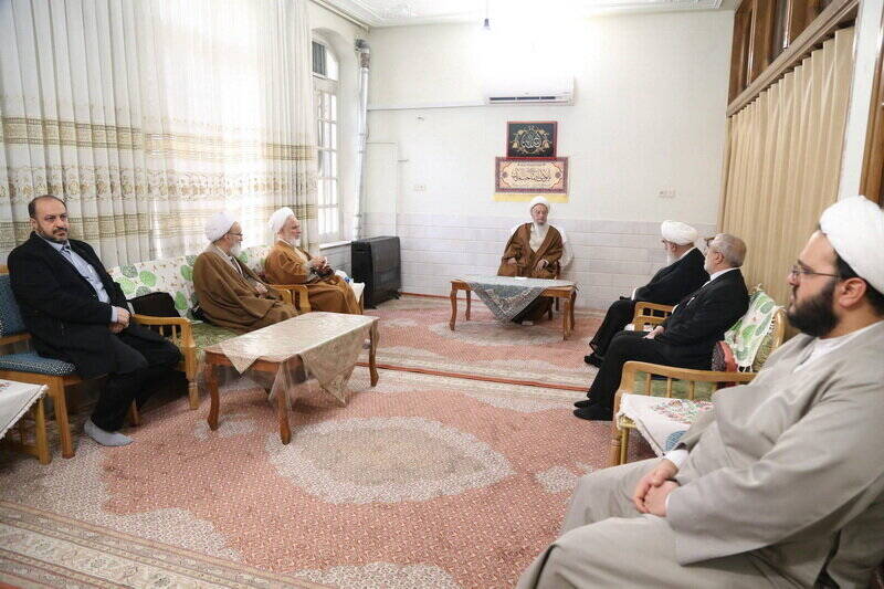 دیدار رئیس دفتر رهبر انقلاب با آیت الله مکارم شیرازی + عکس 3