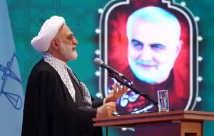 فیلم/ اژهای: بسیجی با حرفش دوست را امیدوار و دشمن را به هراس میاندازد