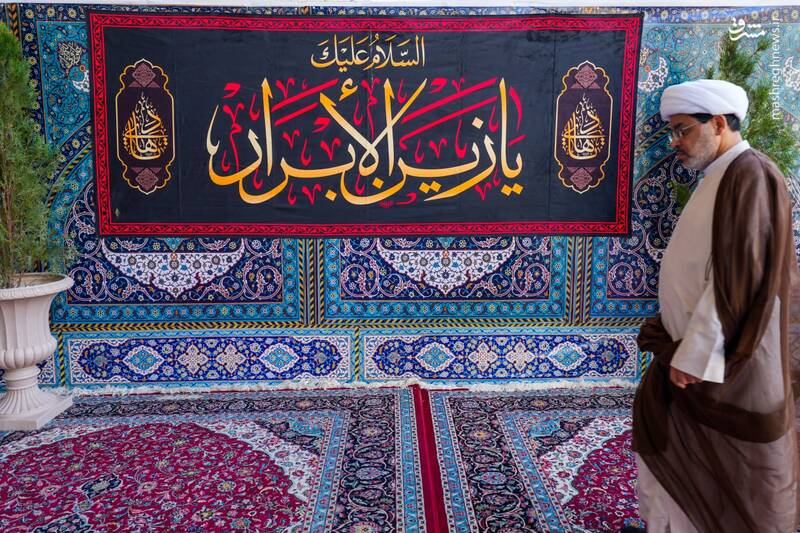 عکس / نصب کتیبههای شهادت امام هادی (ع) در سامرا 7