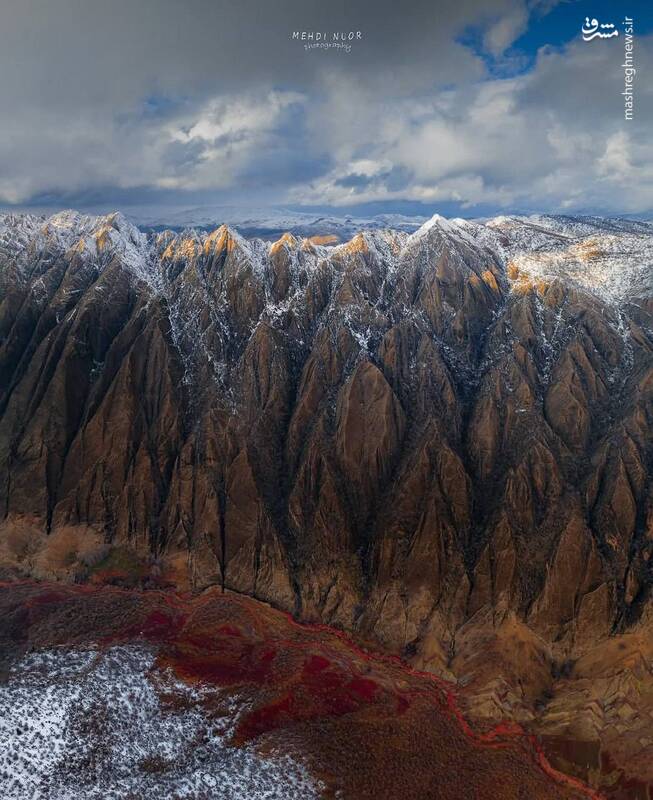 تصویری از مهراب کوه در لرستان زیبا