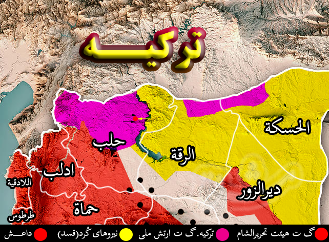 آخرین خبرها از درگیریها در شمال شرق استان حلب سوریه / حمایت آمریکاییها از شبه نظامیان کُرد برای متوقف کردن ارتش ترکیه در حومه سد تشرین + نقشه میدانی
