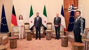 زبان بدن وزرای خارجه آلمان و فرانسه در دیدار با جولانی از چه پرده بر میدارد؟+ عکس