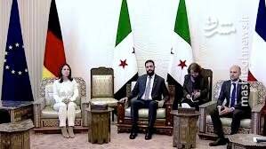 زبان بدن وزرای خارجه آلمان و فرانسه در دیدار با جولانی از چه پرده بر میدارد؟+ عکس