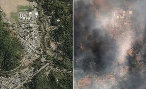 تصاویر ماهواره‌ای قبل و بعد از آتش‌سوزی در لس‌آنجلس