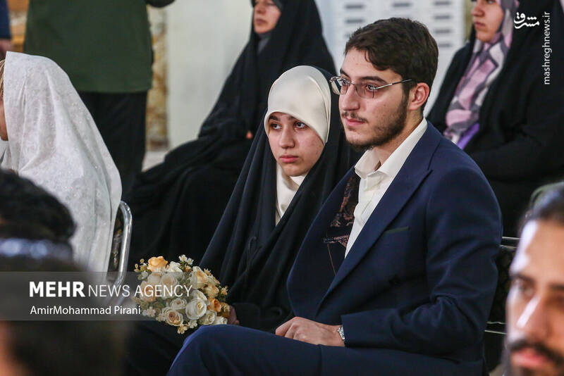 عکس / جشن ازدواج دانشجویی در حرم حضرت معصومه (س) 12
