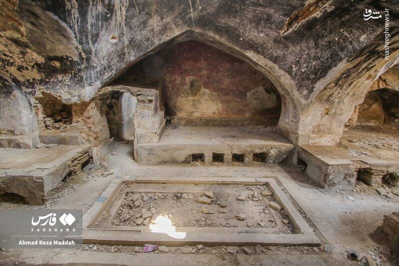 عکس/ "حمام ایزدخواست" نشانهای از شاهکار اسلامی در دوره صفوی