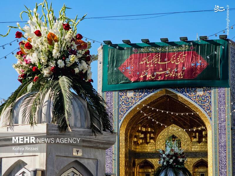 عکس / حال و هوای حرم امام رضا (ع) در روز میلاد امام جواد (ع) 14