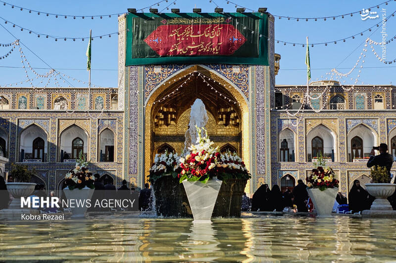 عکس / حال و هوای حرم امام رضا (ع) در روز میلاد امام جواد (ع) 4