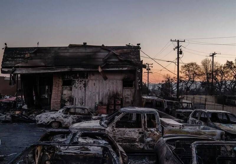 آتشسوزی , کشور آمریکا ,