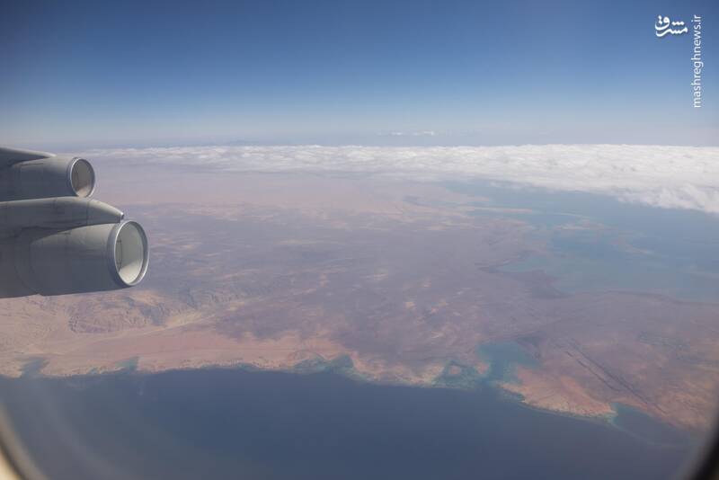 عبور هواپیمای سوخترسان اسرائیلی از نزدیکی شهر هوشمند نئوم عربستان+ عکس