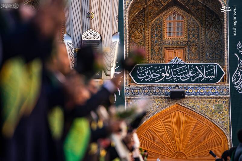 عکس/ مراسم جشن روز ولادت امیرالمومنین در حرم علوی