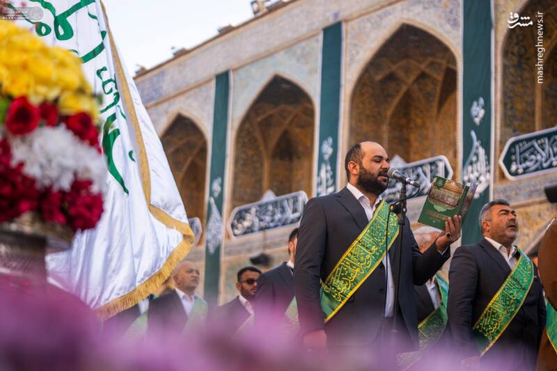 عکس/ مراسم جشن روز ولادت امیرالمومنین در حرم علوی