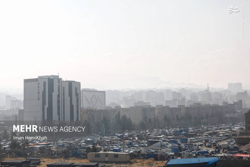 عکس / پدیده آلودگی هوا در همدان 15