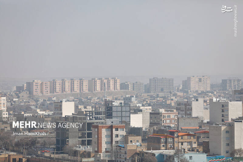 عکس / پدیده آلودگی هوا در همدان 13