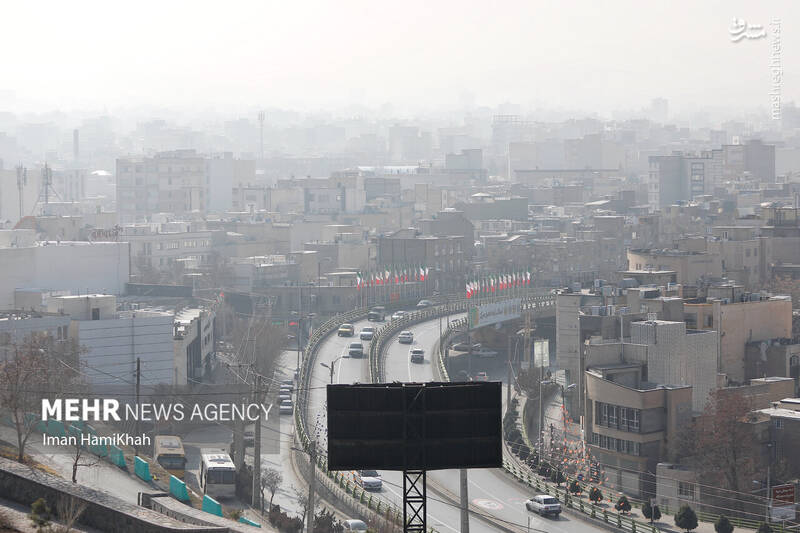 عکس / پدیده آلودگی هوا در همدان 10