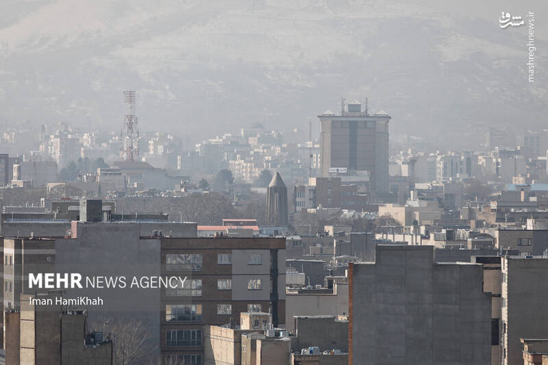 عکس / پدیده آلودگی هوا در همدان 9