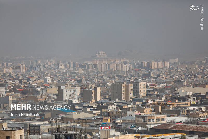 عکس / پدیده آلودگی هوا در همدان 5