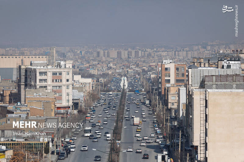 عکس / پدیده آلودگی هوا در همدان 3