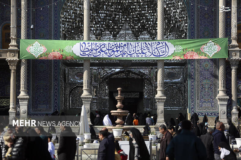 عکس / حال و هوای حرم حضرت معصومه (س) در روز ولادت امام علی (ع) 4