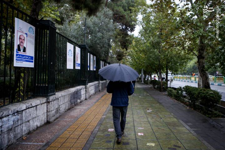 برف و باران تهران را در بر می‌گیرد