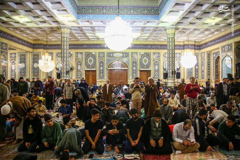 عکس / آیین اعتکاف منتظران در آستان مقدس مسجد جمکران 11