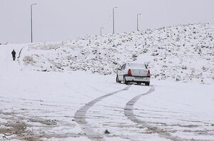 فیلم / بارش برف در کجور