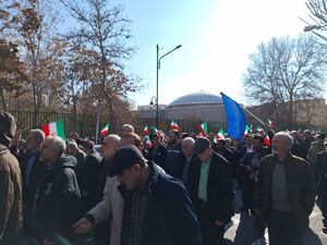 راهپیمایی جمعه نصر در تهران با حضور پرشور مردم برگزار شد + عکس