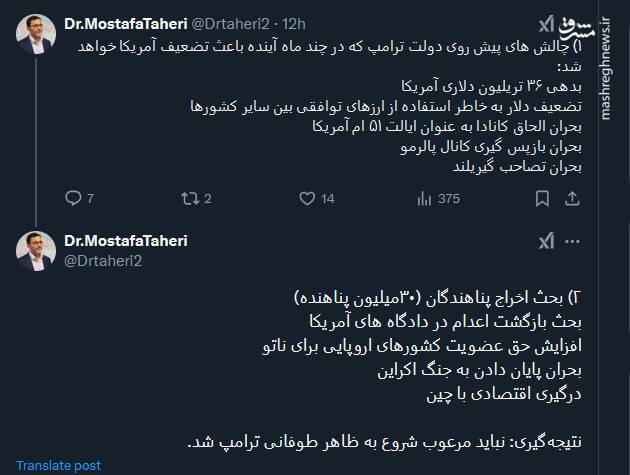 چالشهای پیش روی دولت ترامپ که سبب تضعیف آمریکا میشود