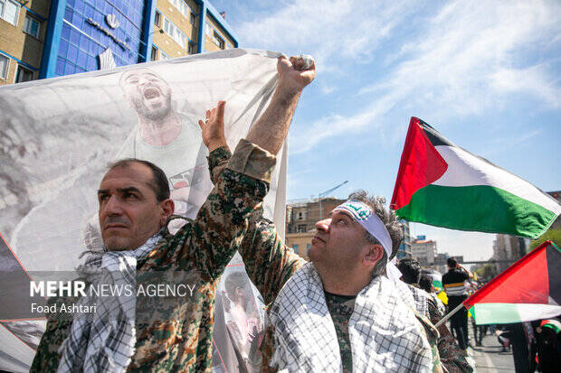 برگزاری جشن پیروزی مقاومت فلسطین در نقاط مختلف ایران + فیلم و عکس 8