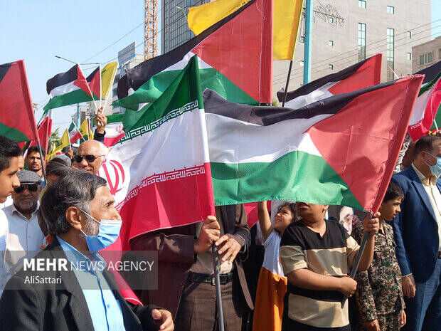 برگزاری جشن پیروزی مقاومت فلسطین در نقاط مختلف ایران + فیلم و عکس 11