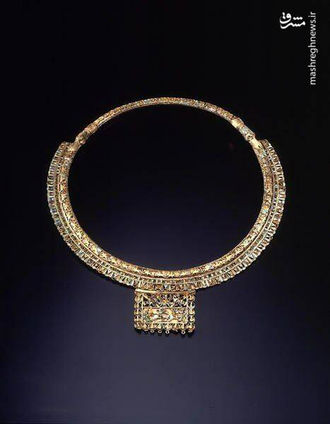 گردنبندی زرین از دوران هخامنشیان با داستانی منحصر بفرد در ژاپن+ عکس