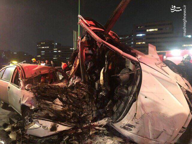 تصادف مرگبار در اتوبان تهران-کرج +عکس