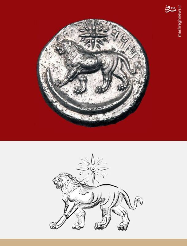 تصاویری از سکه مازائوس ساتراپ ایرانی