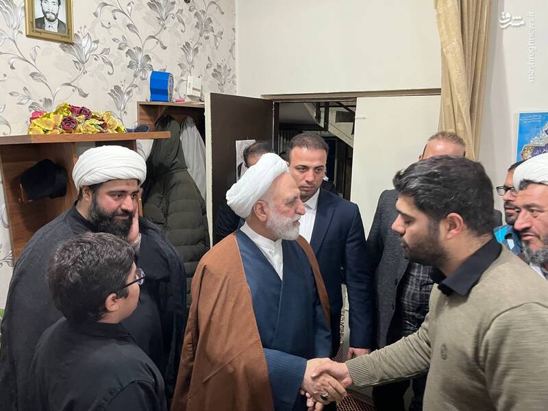 عکس/ حضور رئیس قوه قضاییه در منازل شهیدان رازینی و مقیسه