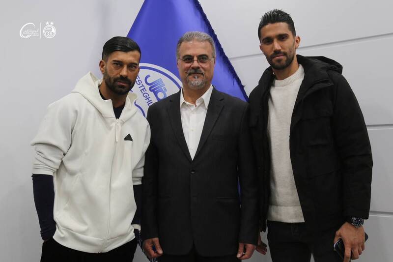 آشتیکنان رضاییان و حسینی در حضور یک مدیر +عکس