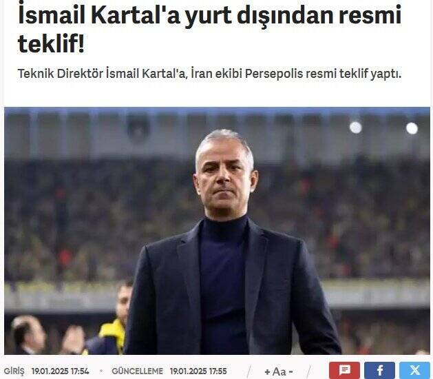 رسانههای ترکیه در مورد سرمربی احتمالی پرسپولیس چه نوشتند؟