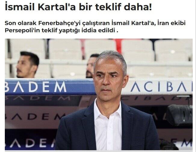 رسانههای ترکیه در مورد سرمربی احتمالی پرسپولیس چه نوشتند؟