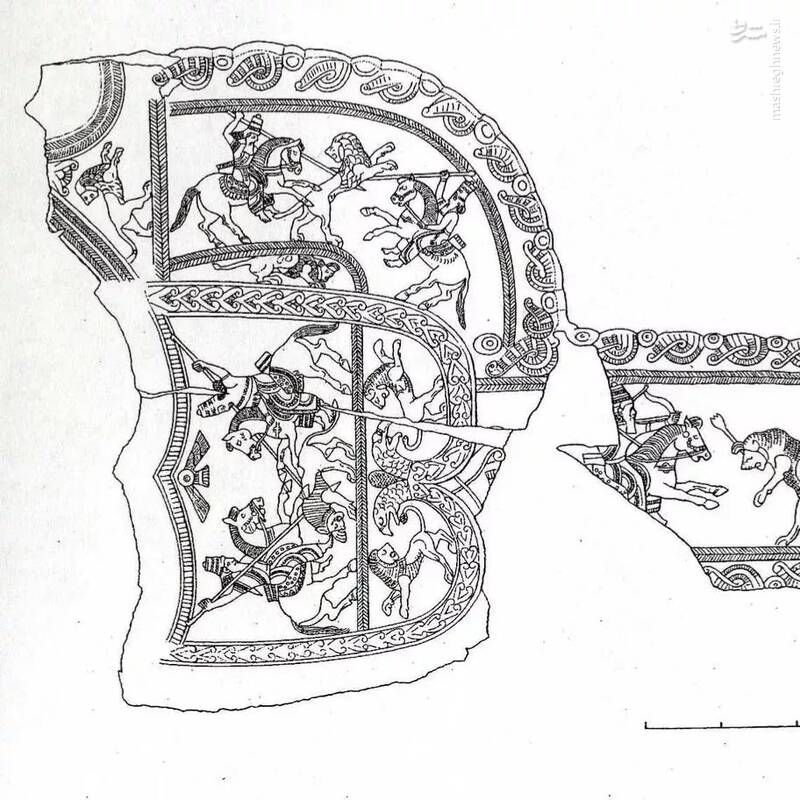 تصاویری از غلاف شمشیر هخامنشی کشف شده در تاجیکستان 6