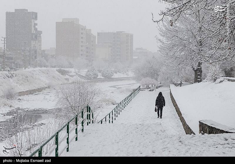 عکس / بارش برف در ارومیه 22