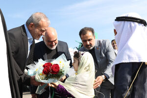 ورود رئیس جمهور به شهر اهواز