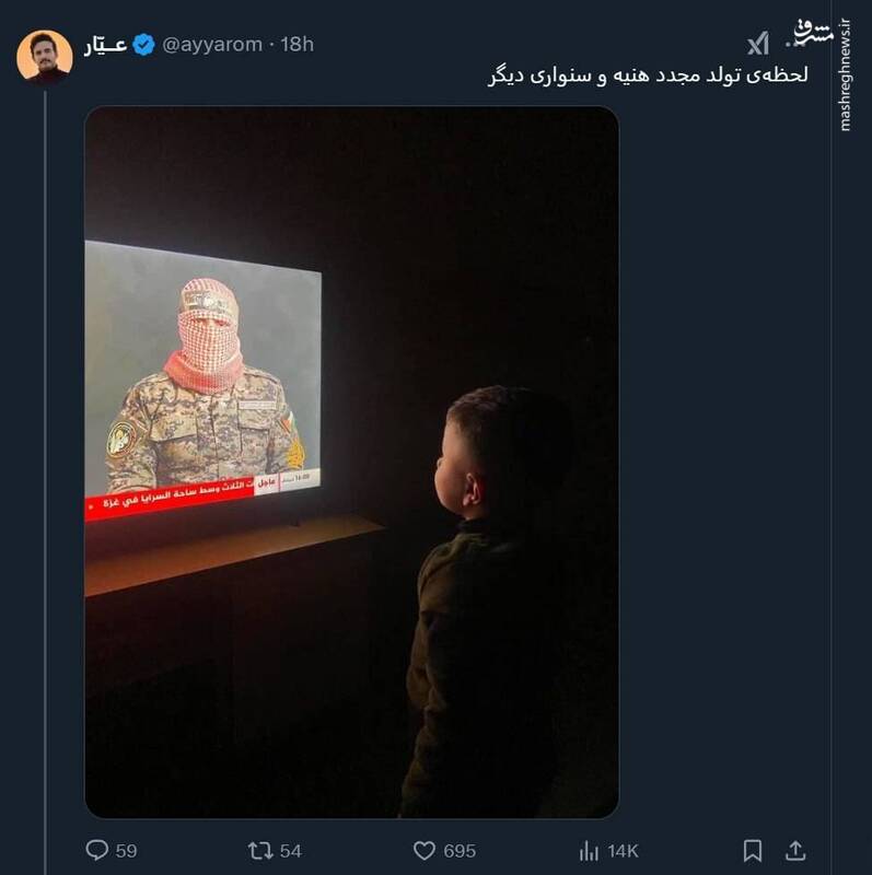 لحظهی تولد مجدد سنواری دیگر