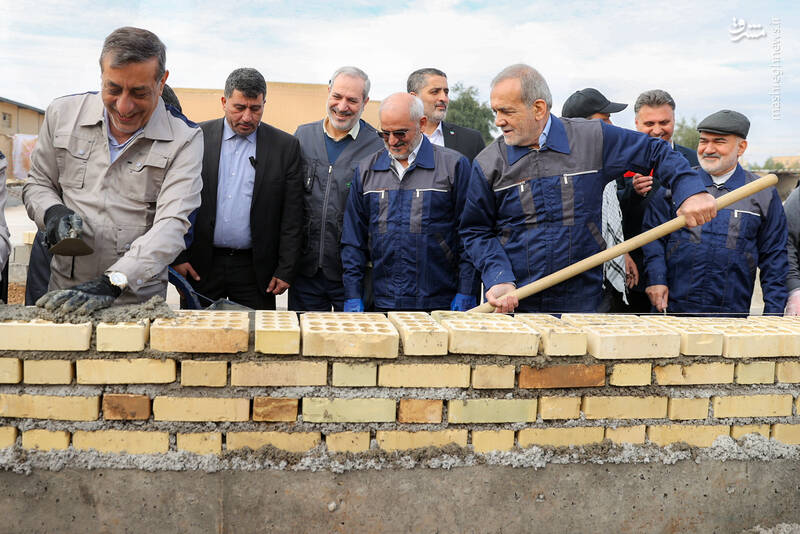 بنایی نمادین پزشکیان در احداث مدرسه