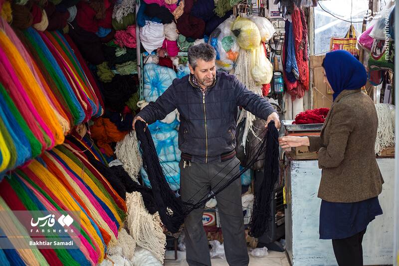 عکس/ بازار قدیم نخفروشان سنندج