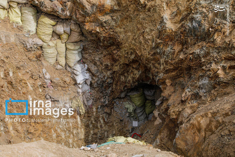 عکس/ ریزش تونل غیرمجاز در «سربناو»